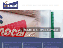 Tablet Screenshot of mocal.com.br